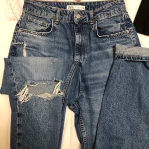mom jeans Zara